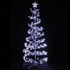 Jingle Jollys Christmas Tree 1.8M 320 LED Xmas Cold White Lights Optic Fibre Deals499