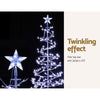 Jingle Jollys Christmas Tree 1.8M 320 LED Xmas Cold White Lights Optic Fibre Deals499