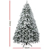 Jingle Jollys Christmas Tree 2.1M Xmas Trees Decorations Snowy 859 Tips Deals499