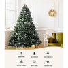 Jingle Jollys Christmas Tree 2.1M Xmas Trees Decorations Snowy Green 1000 Tips Deals499