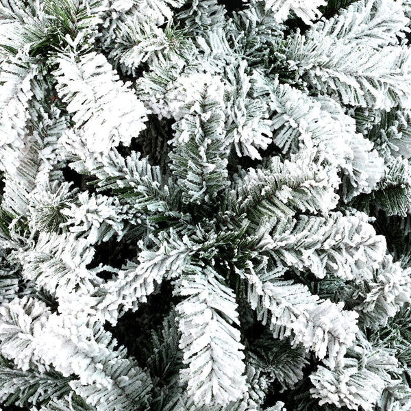 Jingle Jollys Snowy Christmas Tree 2.4M 8FT Xmas Decorations 859 Tips Deals499