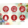 Jingle Jollys Snowy Christmas Tree 2.4M 8FT Xmas Decorations 859 Tips Deals499
