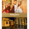 Jingle Jollys 6X3M Christmas Curtain Lights 600LED Warm White Deals499