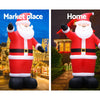 Jingle Jollys 5M Christmas Inflatable Santa Decorations Outdoor Air-Power Light Deals499