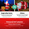 Jingle Jollys 5M Christmas Inflatable Santa Decorations Outdoor Air-Power Light Deals499