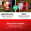 Jingle Jollys 2.4M Christmas Inflatables Santa Xmas Light Decor LED Airpower Deals499