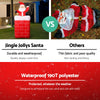 Jingle Jollys 1.8M Christmas Inflatable Archway with Santa Xmas Decor LED Deals499
