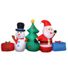 Jingle Jollys 2.7M Christmas Inflatable Tree Snowman Lights Outdoor Decorations Deals499