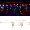 Jingle Jollys 800 LED Christmas Icicle Lights Mutlicolour Deals499