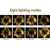 Jingle Jollys 800 LED Christmas Icicle Lights Warm White Deals499