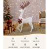 Jingle Jollys Christmas Lights Motif LED Rope Reindeer Waterproof Outdoor Deals499