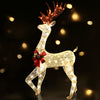 Jingle Jollys Christmas Lights Motif LED Rope Reindeer Waterproof Outdoor Deals499