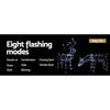 Jingle Jollys Christmas Motif Lights LED Rope Reindeer Waterproof Solar Powered Deals499