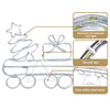 Jingle Jollys Christmas Lights Motif LED Rope Light Train Xmas Decor Deals499