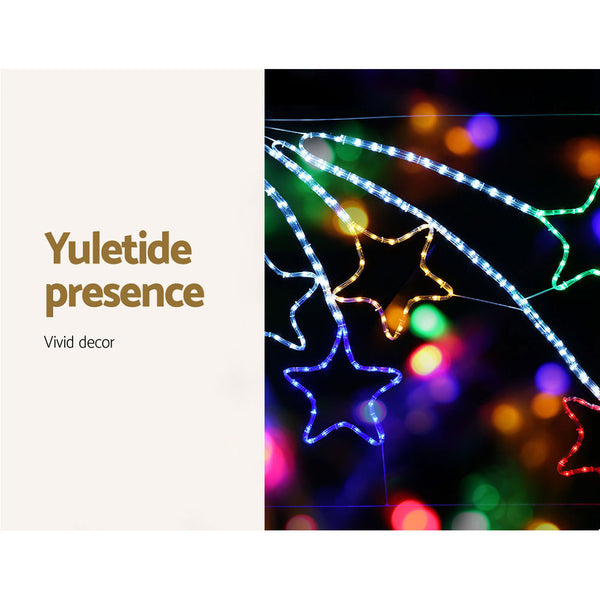 Jingle Jollys Christmas Motif Lights LED Star Fall Light Waterproof Outdoor Xmas Deals499