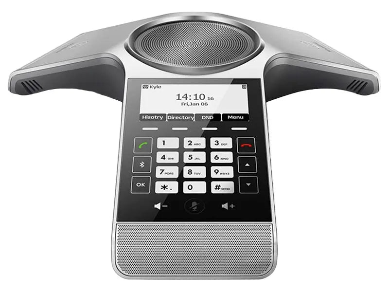 YEALINK CP930W DECT IP Conference Phone, Optima HD Voice, Full Duplex, Built-in Battery, Bluetooth 4.0, , Charging Cradel w/PSU- W60B Bundle Pack YEALINK