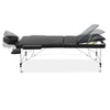 Zenses 3 Fold Portable Aluminium Massage Table - Black Deals499