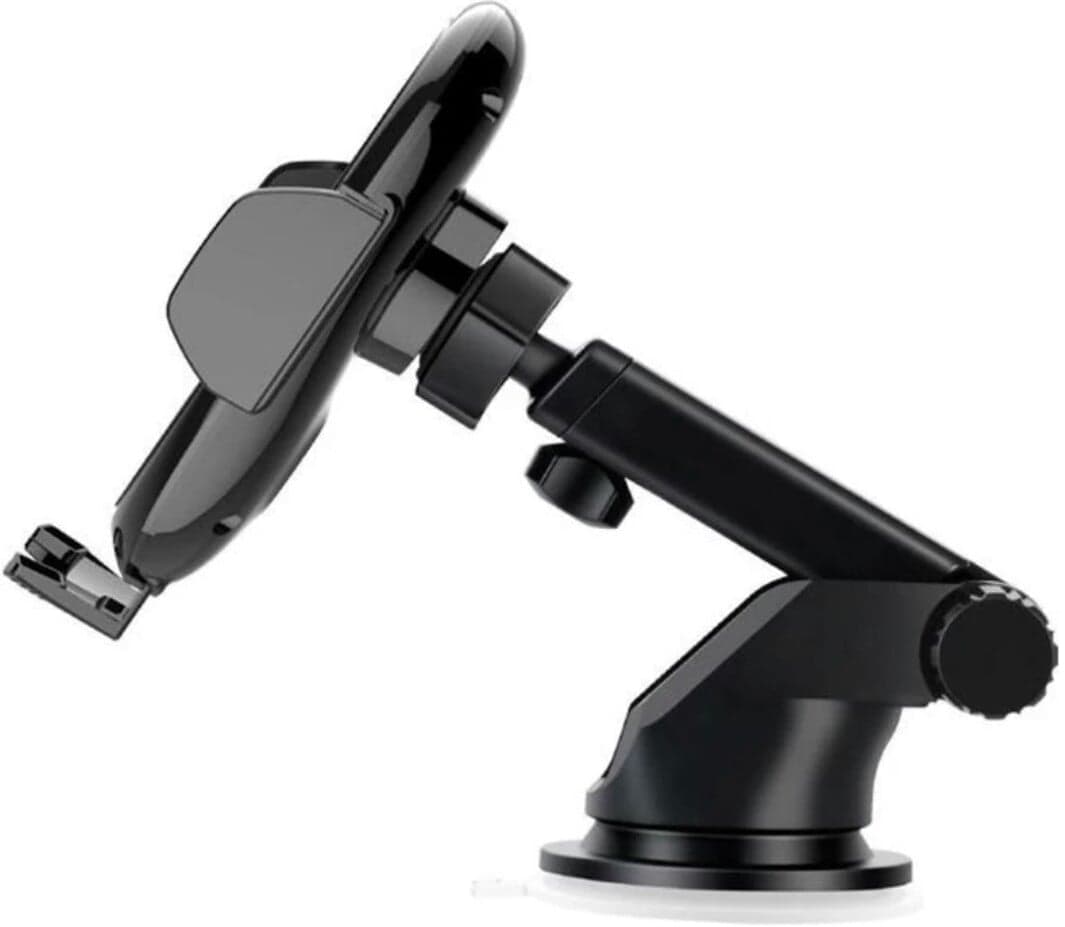 Qi Wireless Car Charger Phone Holder Black Deals499