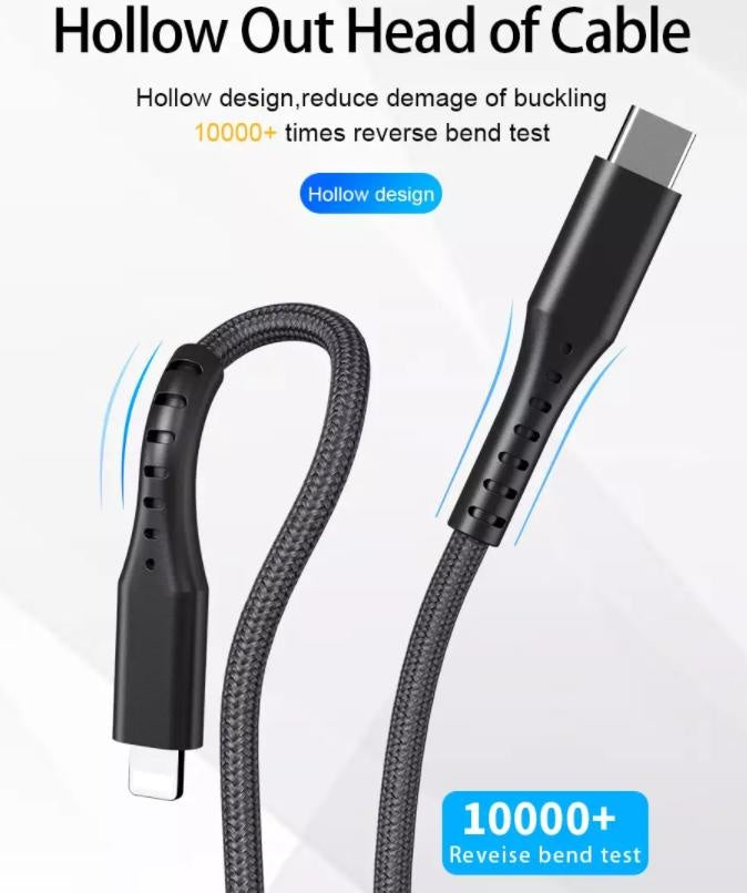 Awei Fast charging cable PD3.0 Type-C to Lightning Data Cable for iPhone/iPad Deals499