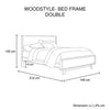 5 Pieces Bedroom Suite King Size in Solid Wood Antique Design Light Brown Bed, Bedside Table , Tallboy & Dresser Deals499
