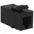 Cat 5E RJ45 Snap In Keystone Coupler Black | Pack of 10 Deals499