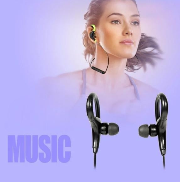 Bluetooth Earphones Ear Hook Yellow Deals499