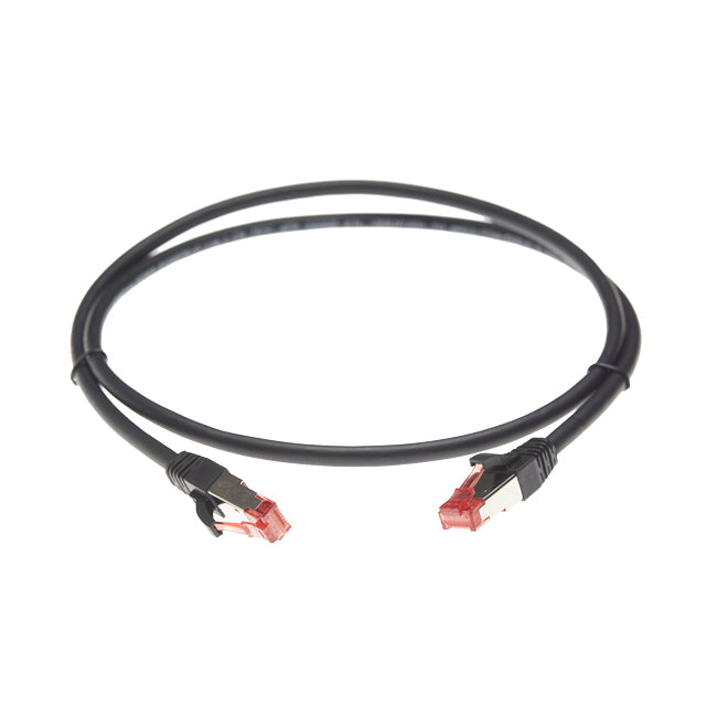 50m Cat 6A S/FTP LSZH Ethernet Network Cable. Black Deals499