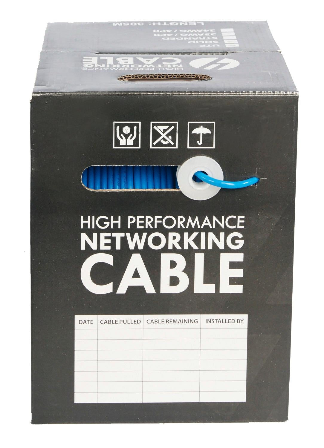 Cat 6 LSZH LAN Ethernet Cable 305m - Reel Box: Blue Deals499