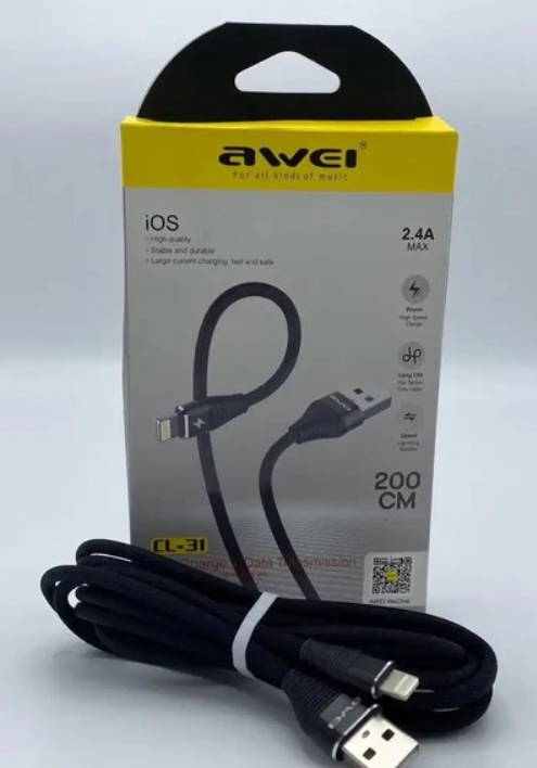 Awei Cl-31 Lightning Interface Data Cable For Apple Deals499