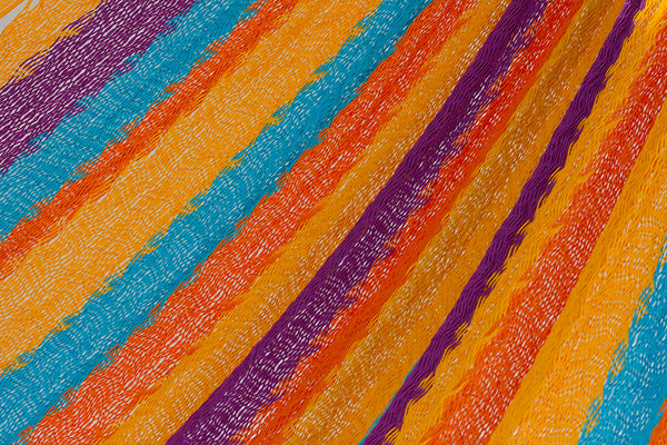 Mayan Legacy Queen Size Cotton Mexican Hammock in Alegra Colour Deals499