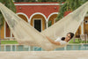 Mayan Legacy Queen Size Cotton Mexican Hammock in Cream Colour Deals499