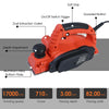 Traderight 710W Electric Wood Planer Door Plane Hand Held Woodworking Blade Only Deals499