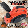 Traderight 710W Electric Wood Planer Door Plane Hand Held Woodworking Blade Only Deals499