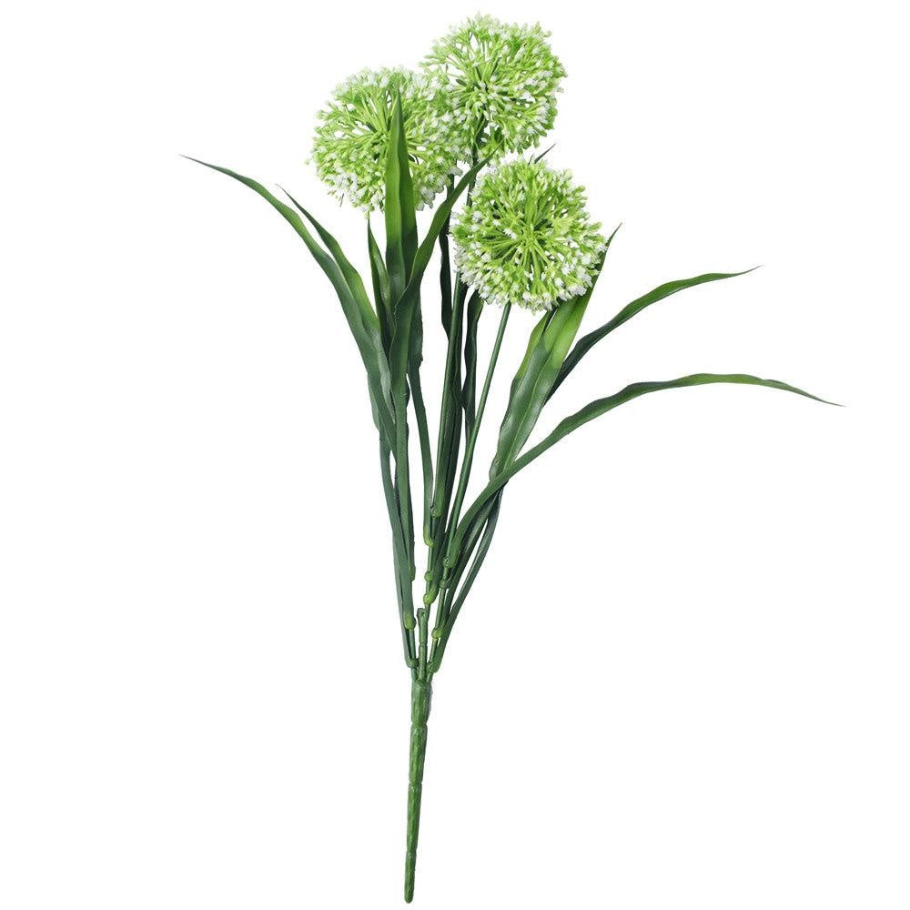 Lush Flowering White Hydrangea Stem 35cm UV Resistant Deals499