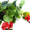 Artificial Geranium Hanging Bush with Red Flowers 60cm Deals499
