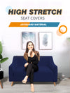 DreamZ Couch Stretch Sofa Lounge Cover Protector Slipcover 2 Seater Navy Deals499