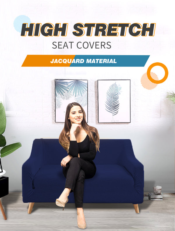 DreamZ Couch Stretch Sofa Lounge Cover Protector Slipcover 2 Seater Navy Deals499