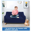 DreamZ Couch Stretch Sofa Lounge Cover Protector Slipcover 2 Seater Navy Deals499