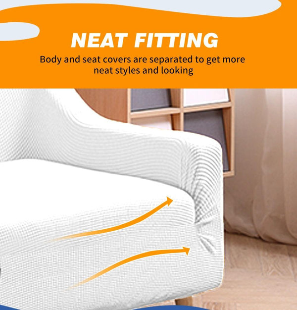 DreamZ Couch Stretch Sofa Lounge Cover Protector Slipcover 2 Seater Off White Deals499