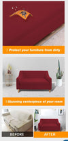 DreamZ Couch Stretch Sofa Lounge Cover Protector Slipcover 2 Seater Wine Deals499