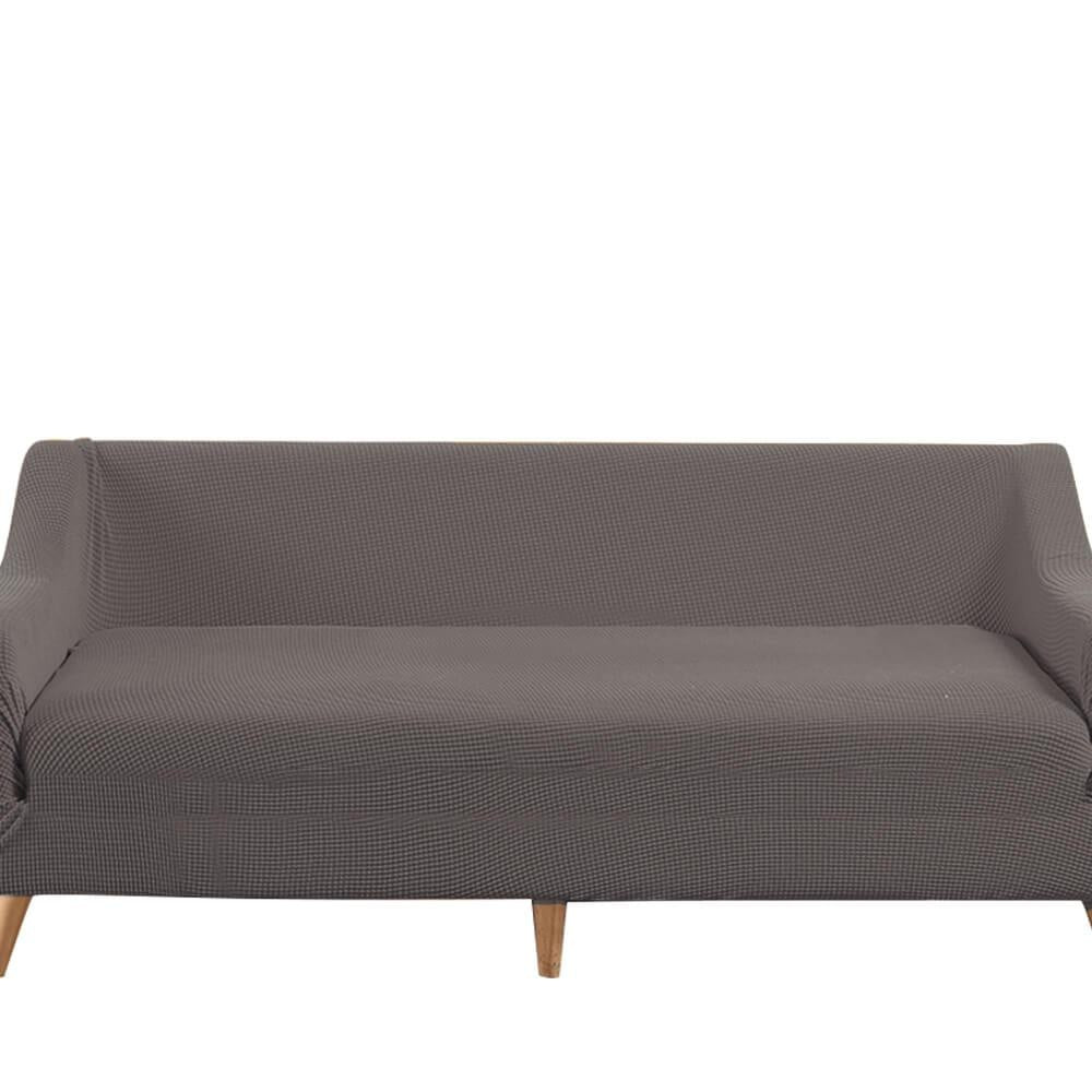 DreamZ Couch Stretch Sofa Lounge Cover Protector Slipcover 4 Seater Chocolate Deals499