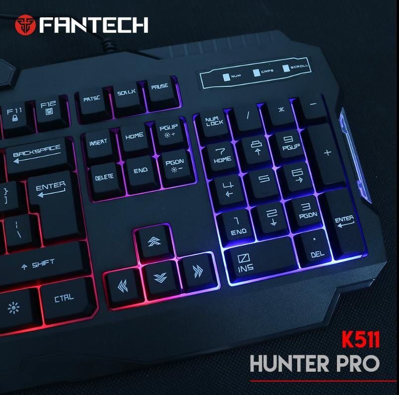 Fantech Wired Keyboard K511 Hunter Pro 104 Keys Gaming Keyboard Deals499
