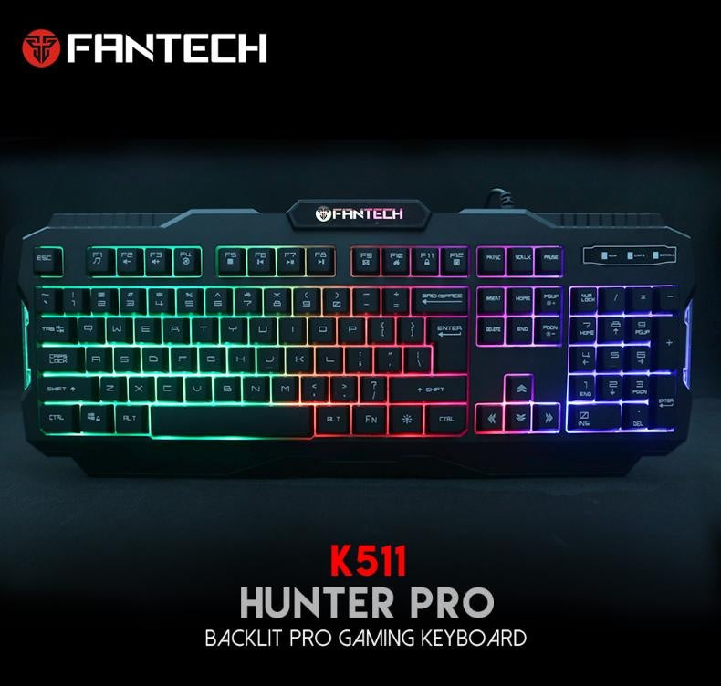 Fantech Wired Keyboard K511 Hunter Pro 104 Keys Gaming Keyboard Deals499