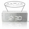 Digital LED Mirror Alarm Clock Temperature LED Light Table Time Bedside Clock AU Deals499