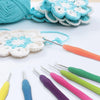 30 Pcs Crochet Hooks Kit Yarn Knitting Needles Sewing Tools Grip Set With Bag Deals499