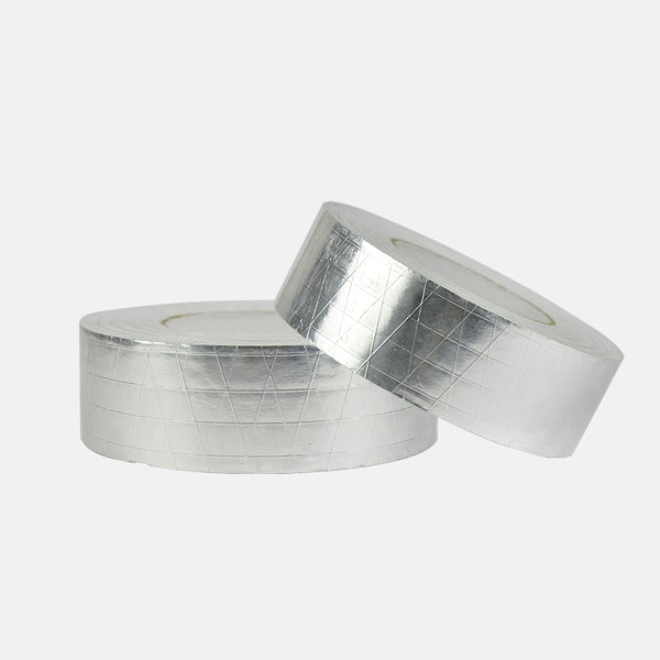 Reinforced Aluminium Foil Tape Insulation Heating Duct Silver 50mm x 50M Deals499