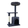 i.Pet Cat Tree Scratching Post Scratcher Tower Condo House Grey 94cm Deals499
