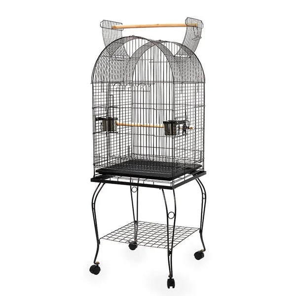 i.Pet Large Bird Cage with Perch - Black Deals499