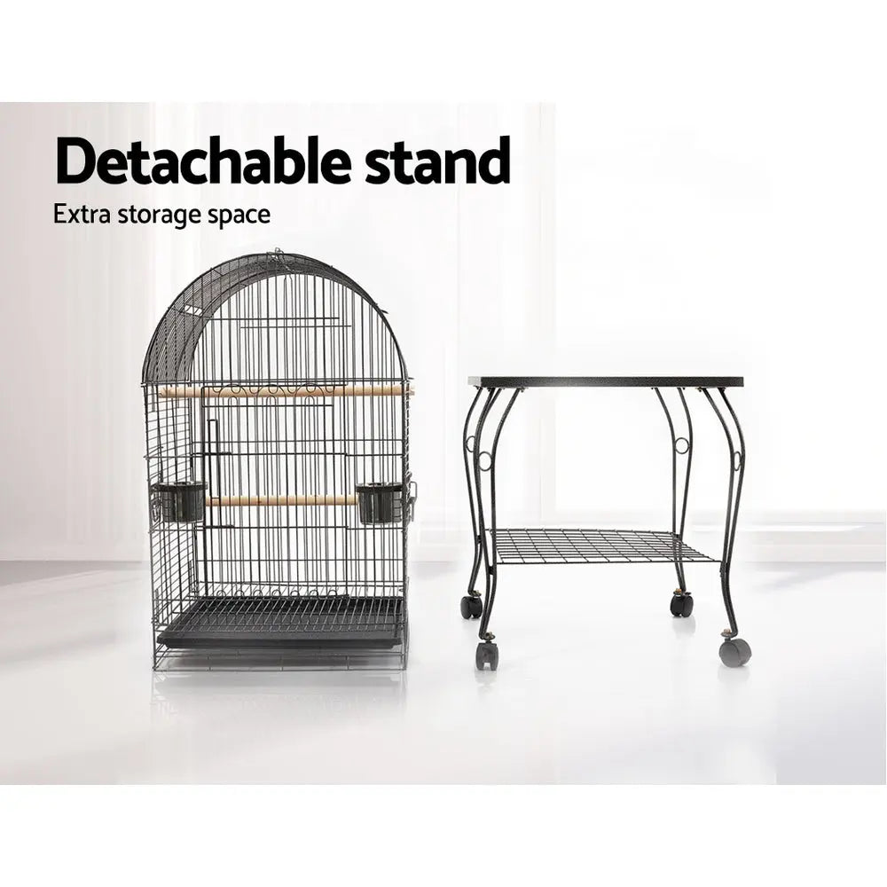 i.Pet Large Bird Cage with Perch - Black Deals499