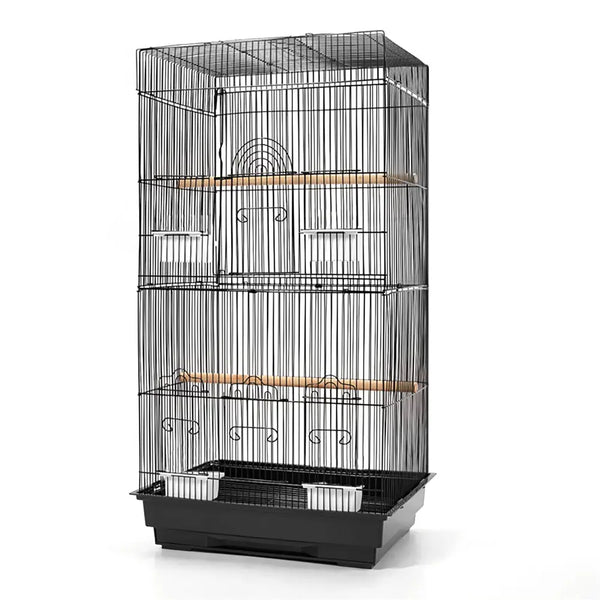 i.Pet Medium Bird Cage with Perch - Black Deals499